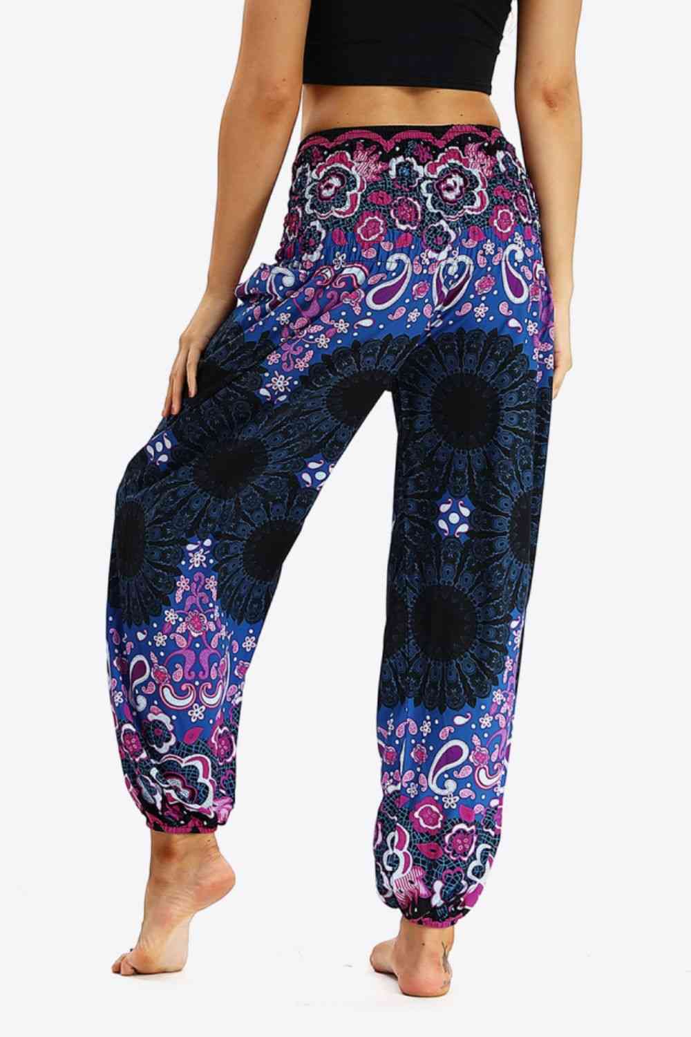 YogaFlex Printed Jogger Pants with Pockets - FleekGoddess