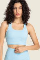 YogaFlex Highly Stretchy Cutout Back Sports Bra - FleekGoddess