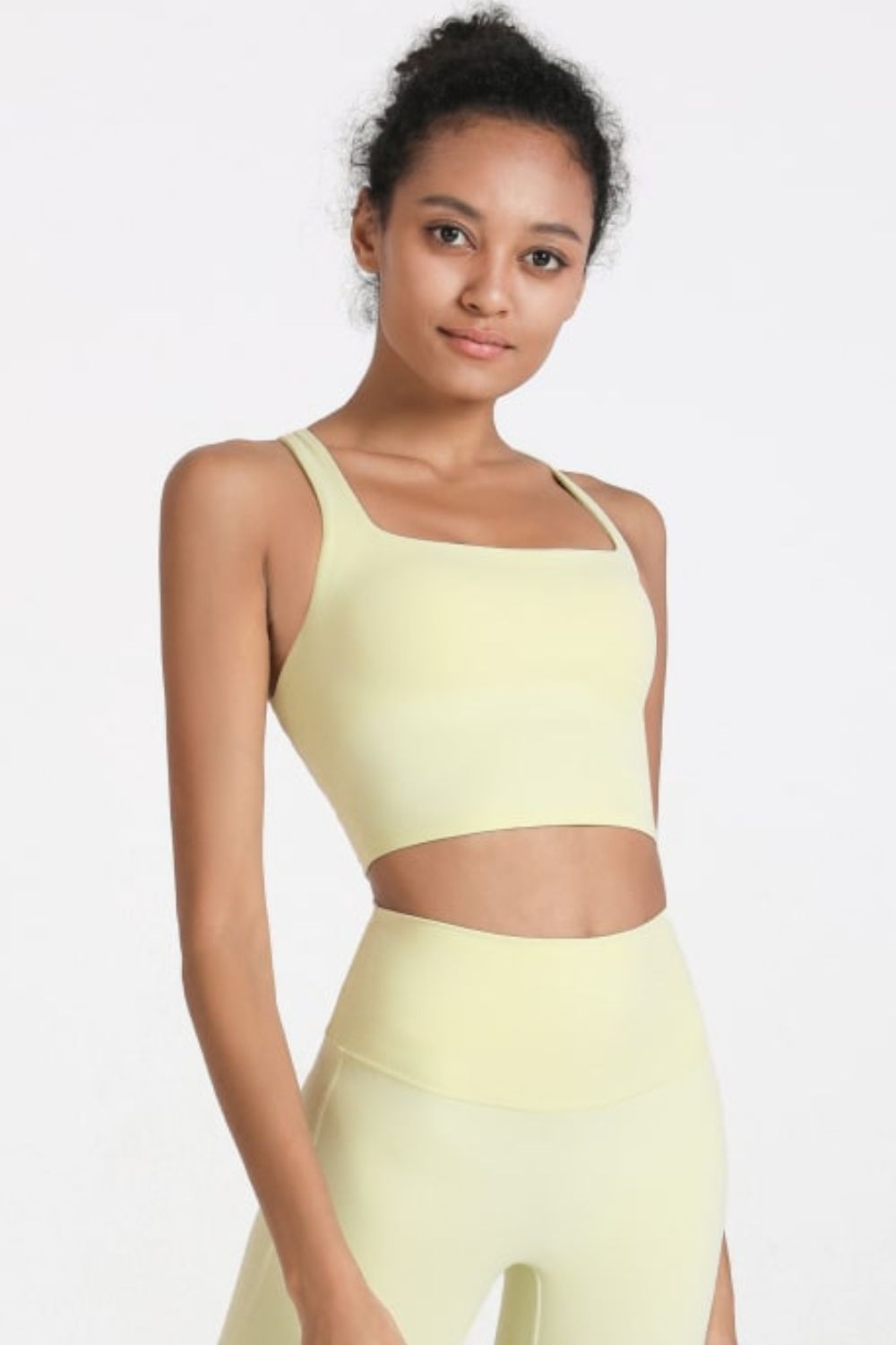 TrainTech Crisscross Open Back Cropped Sports Cami - FleekGoddess