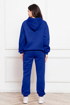 FleeceFlex Drop Shoulder Long Sleeve Hoodie and Pants Set - FleekGoddess