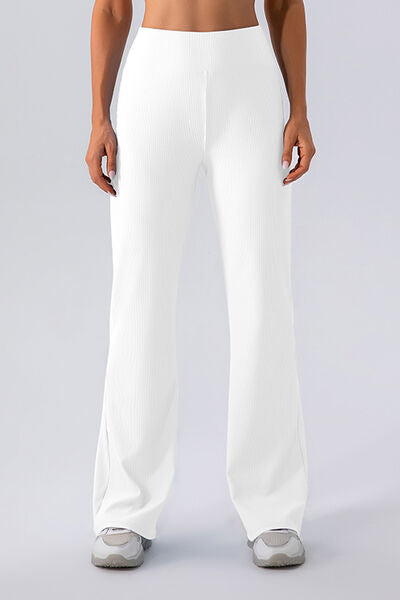 High Waist Straight Active Pants - FleekGoddess