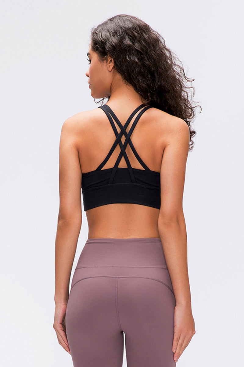 TrainTech Double X Sports Bra - Basic Colors - FleekGoddess