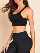 TrainTech Crisscross Zip Up Active Tank - FleekGoddess