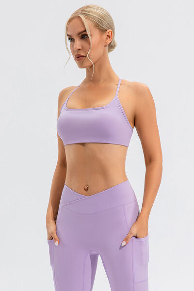 YogaFlex Crisscross Spaghetti Strap Active Cami - FleekGoddess